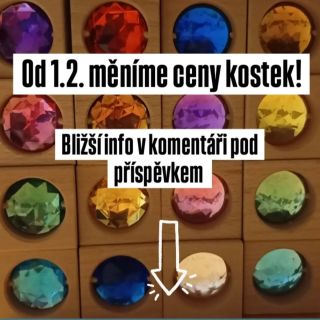 Vážení zákazníci, ač neradi, jsme nuceni více či méně zvednout ceny všech našich produktů. Vždy jsme se snažili držet co...