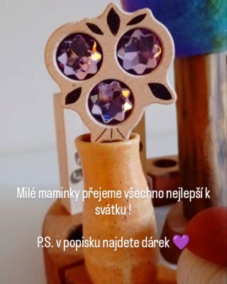 Milé maminky, chtěli bychom vám popřát vše nejlepší k vašemu svátku a udělat vám radost květinkou, která vám neuvadne 💜...